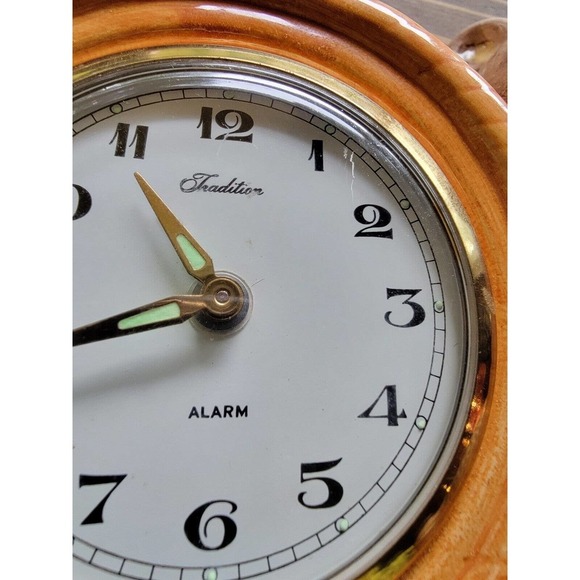 Vintage Ceramic Bear Mantle Table Clock Made In Japan - Picture 6 of 13